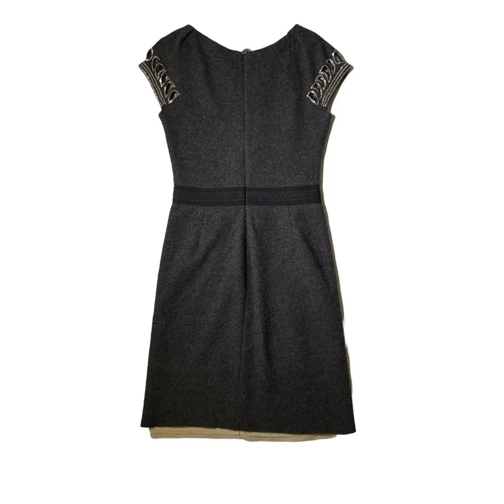 Women Tory Burch‎ 'Minnie' Embellished Wool Dress Size S